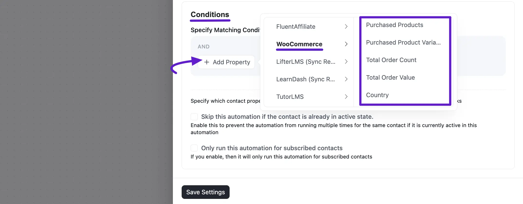 automation funnels fluentcrm abandon 5