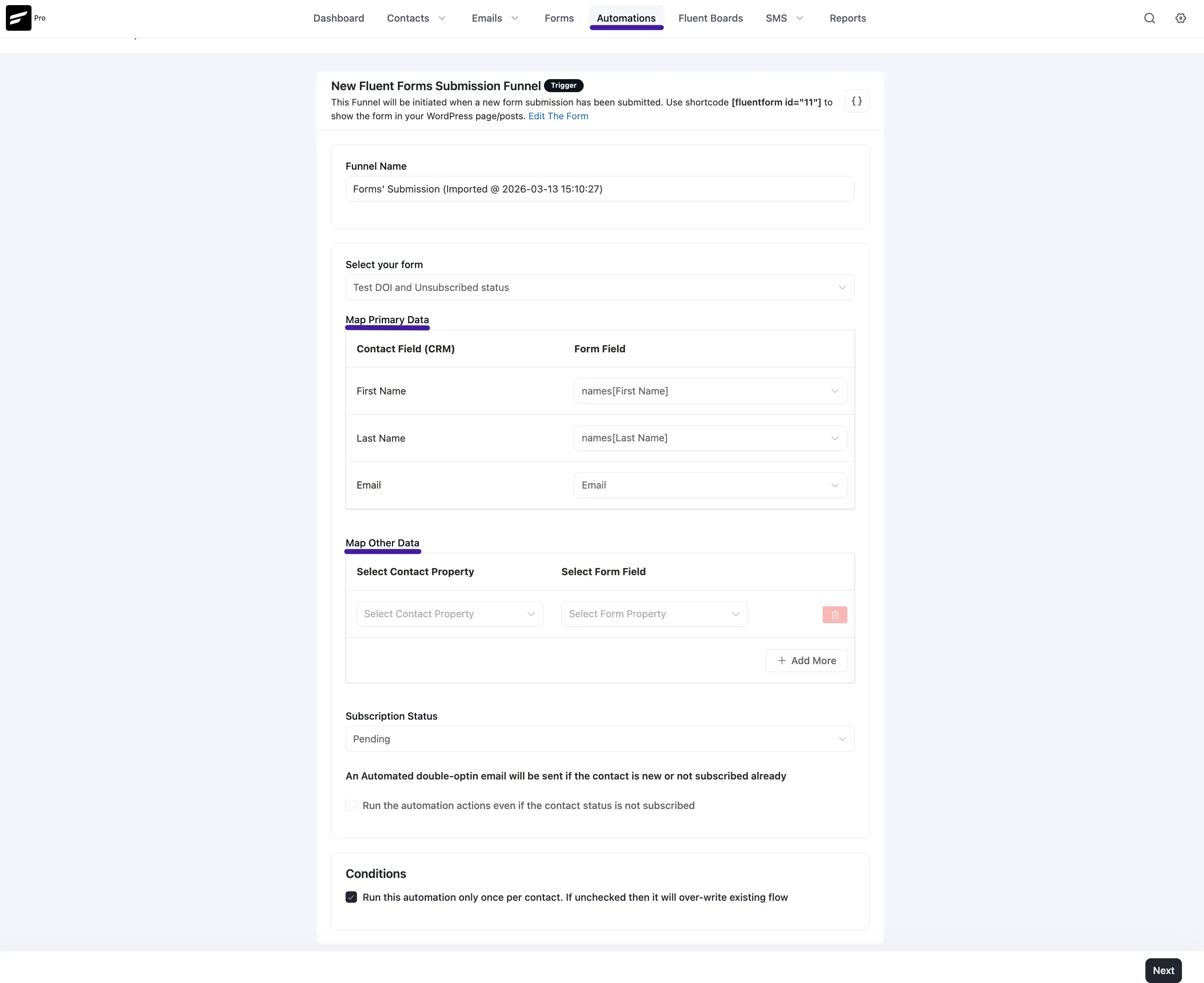 Import Automation