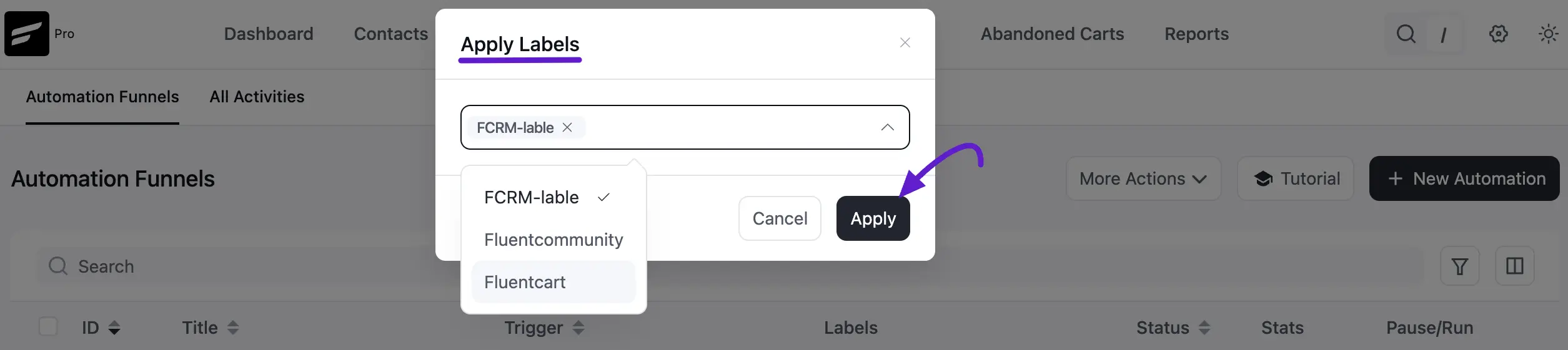 Labels added