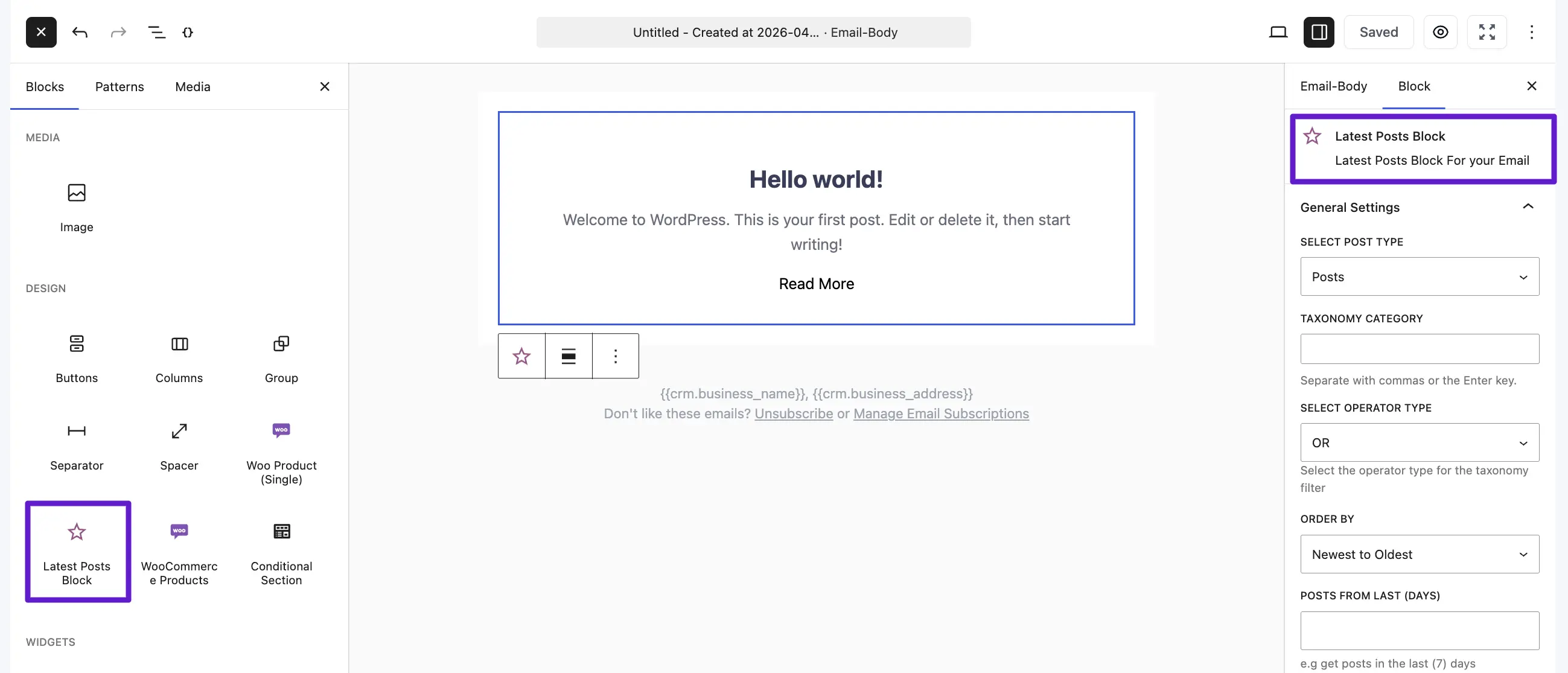 Latest Post Blocks