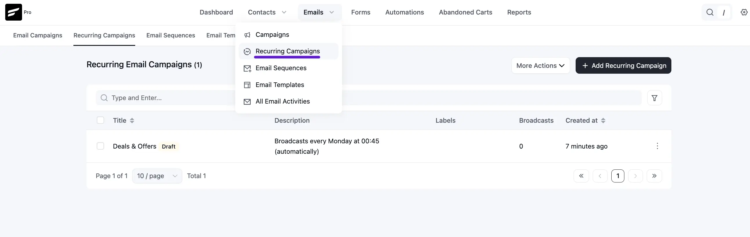 recurring email campaign 01