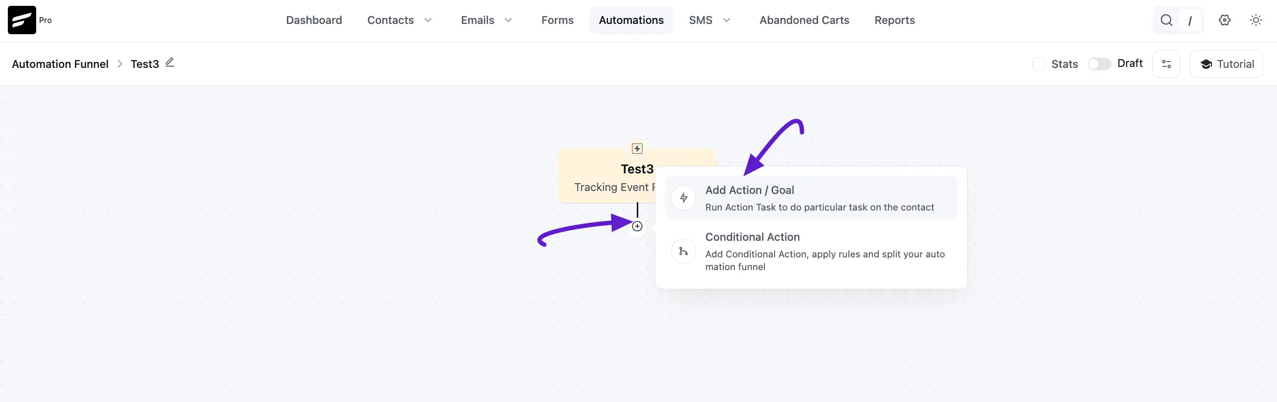 Add Action