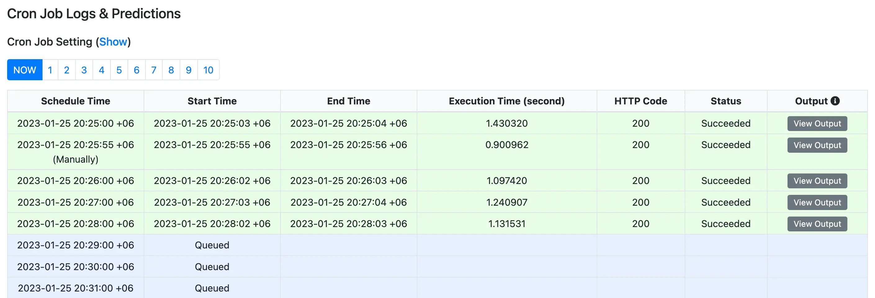 crm easycron logs
