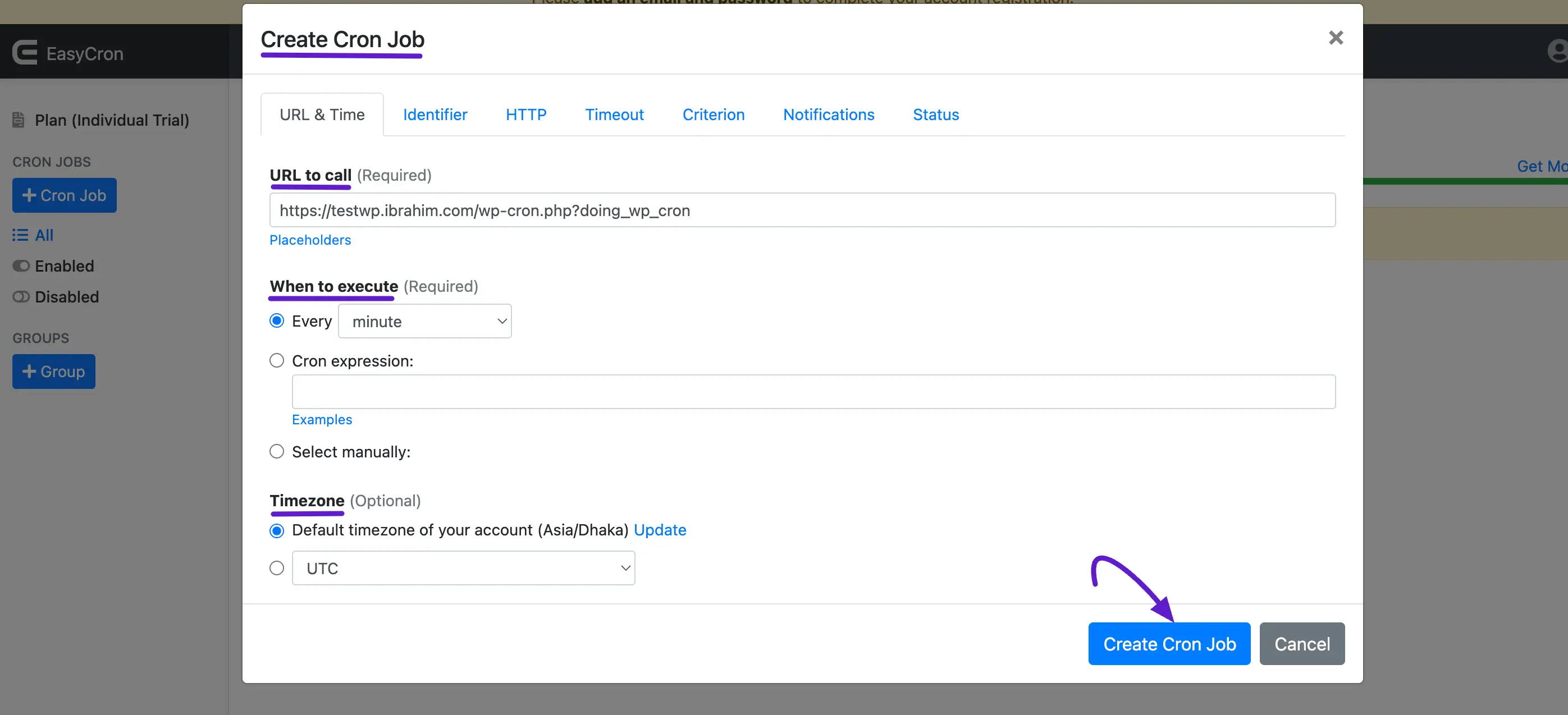 crm easycron new