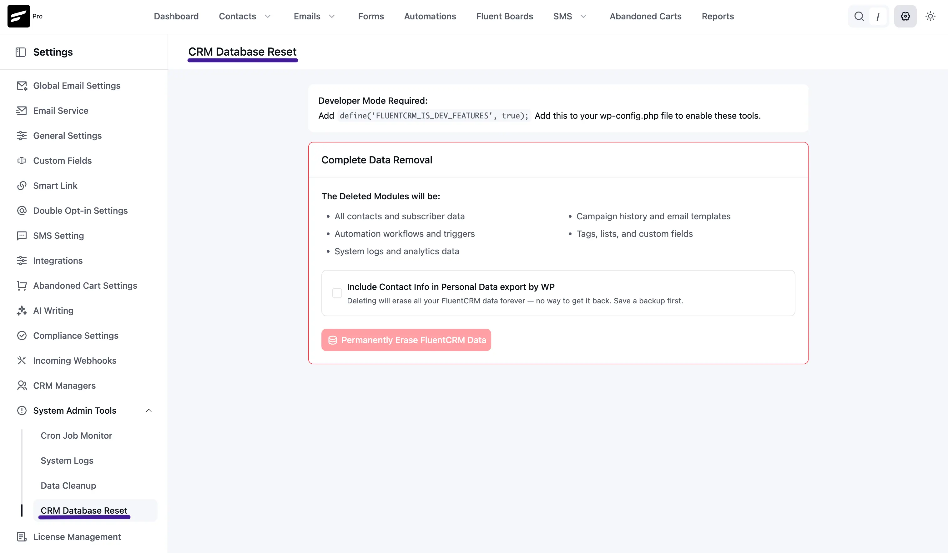 crm tools danger zone