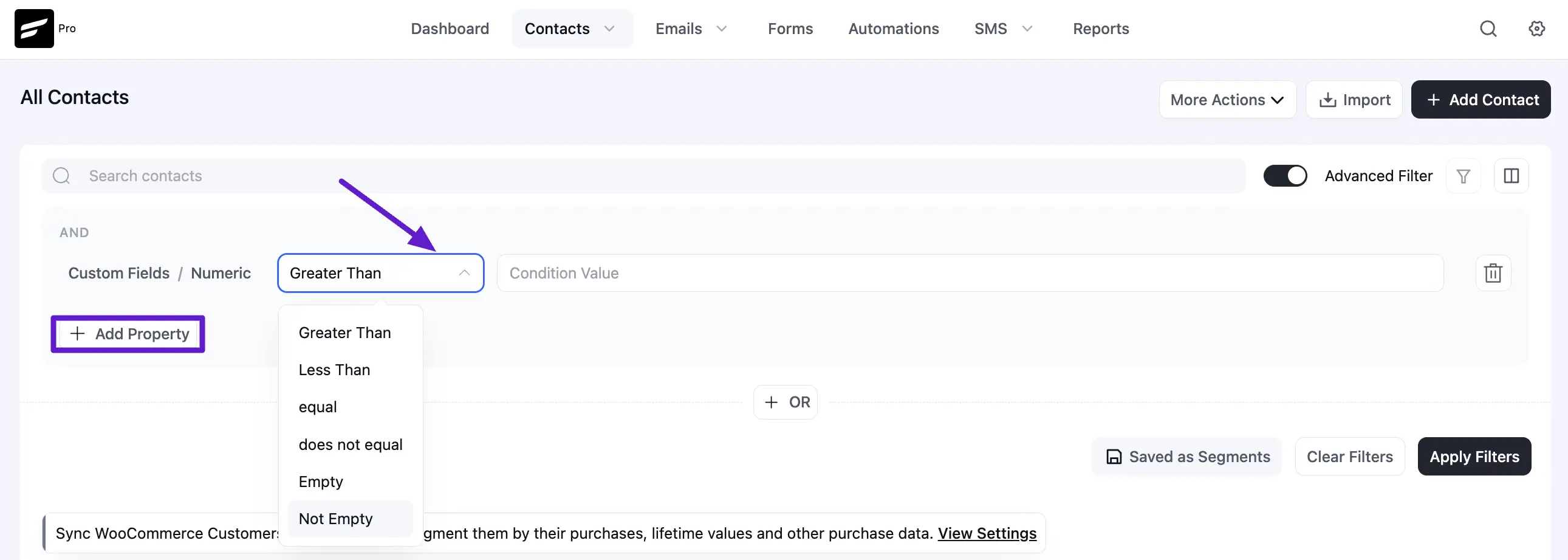 contacts fluentcrm 