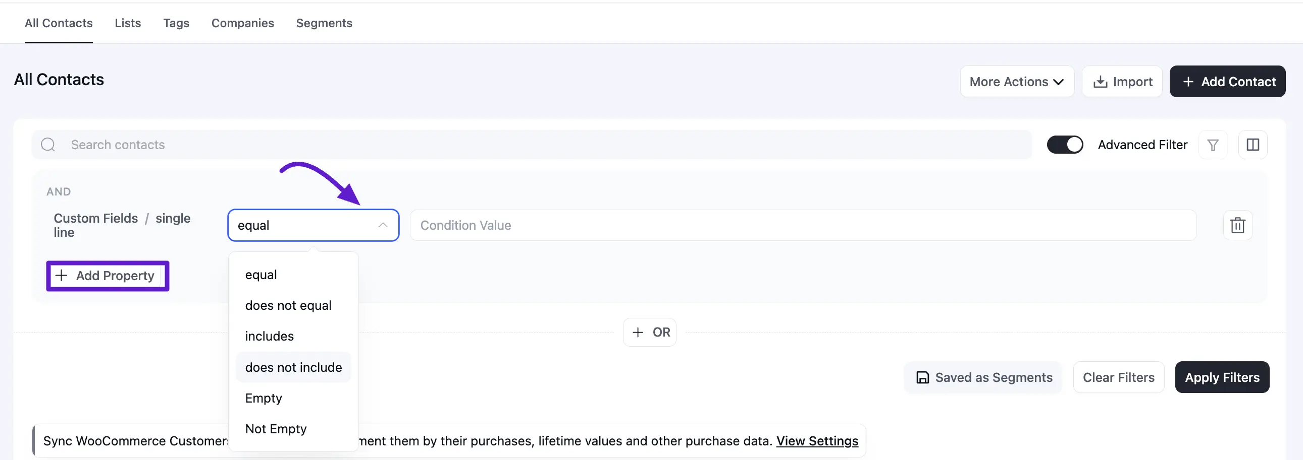 contacts fluentcrm 9