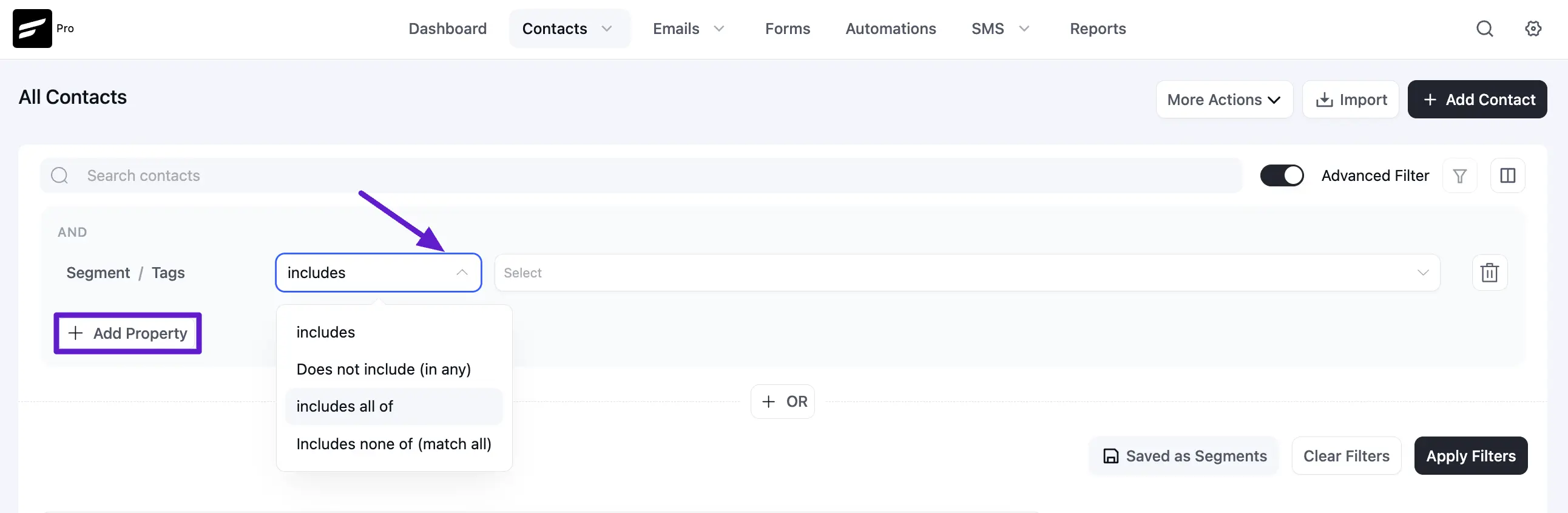 contacts fluentcrm