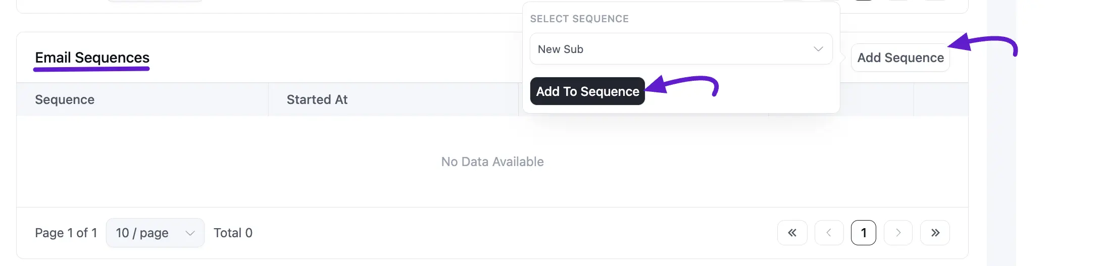 Email Sequences
