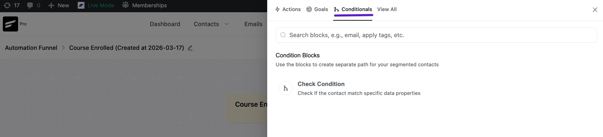 Conditional